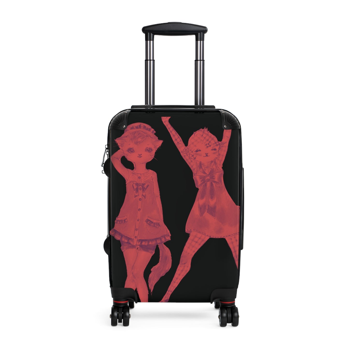 Vermillion Shimmy Kitties - Various Sizes of Suitcases & Luggage for World Travel and Domination.