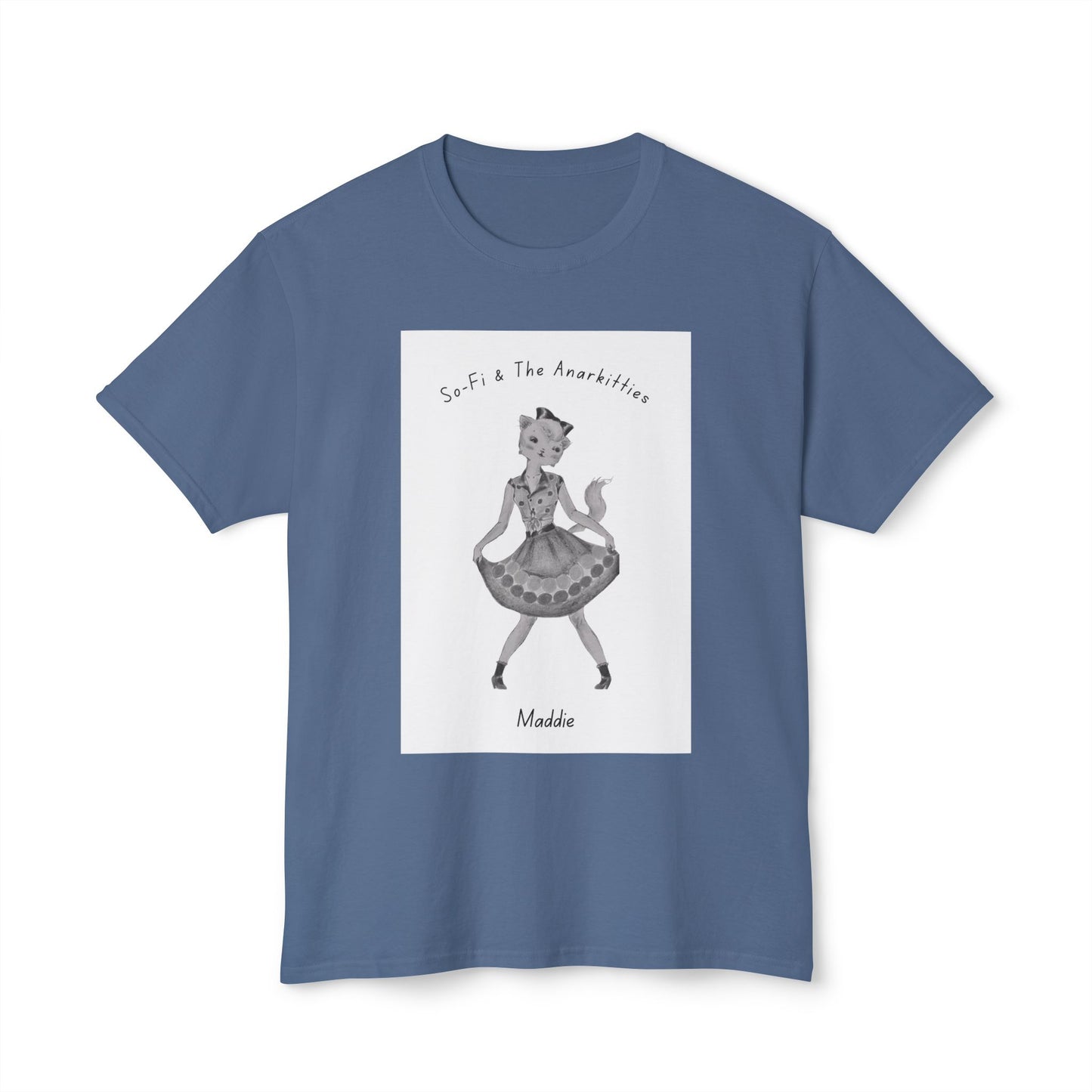 Maddie of So-Fi & The Anarkitties - Cozy Cotton Tee for Everyday and Beyond