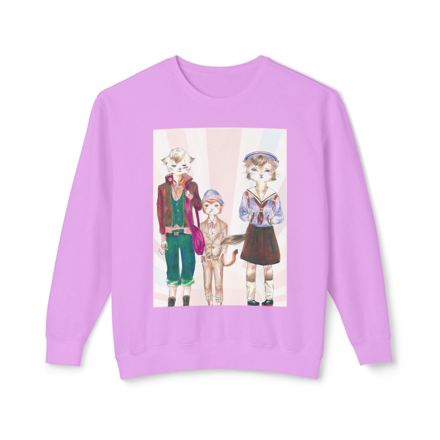 Les Halles Kitties - Cozy Ring-Spun Sweatshirt For Suffragettes