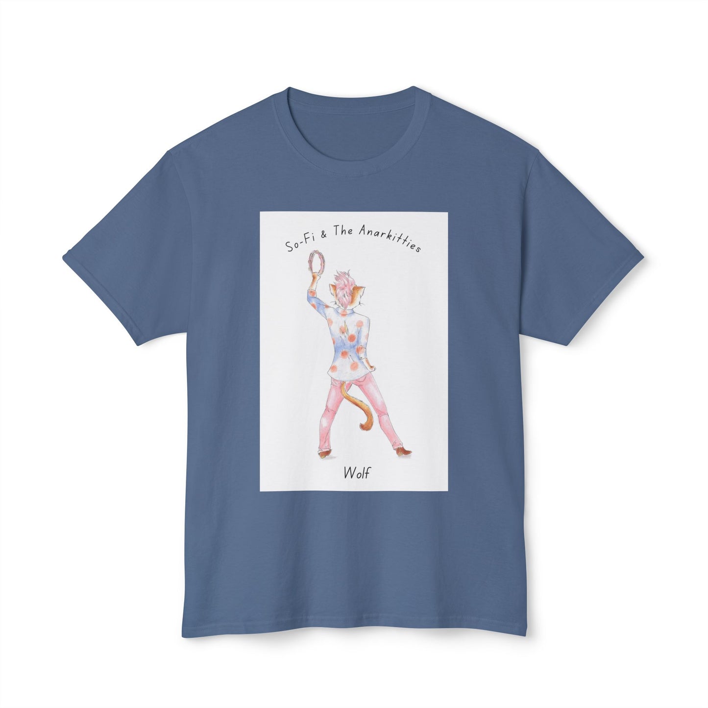 Wolf of So-Fi & The Anarkitties - Cozy Cotton Tee for Everyday and Beyond