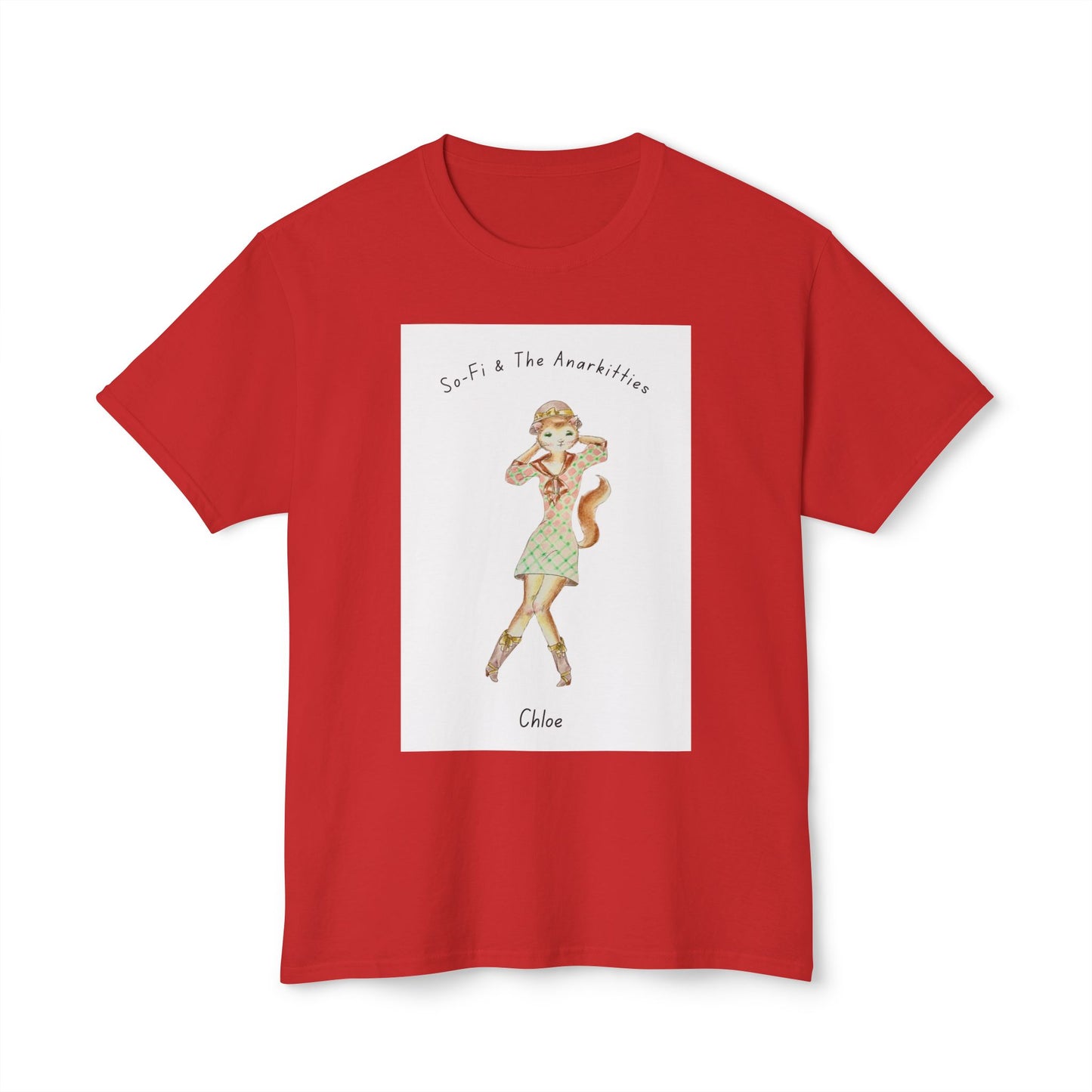 Chloe of So-Fi & The Anarkitties - Cozy Cotton Tee for Everyday and Beyond