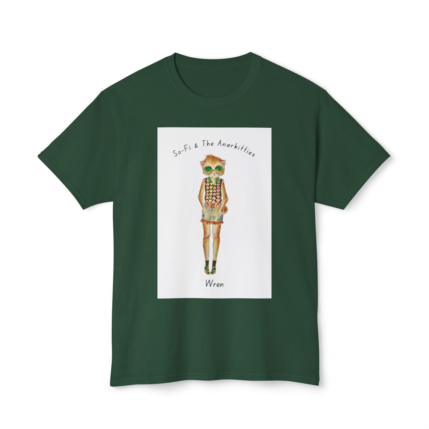 Wren of So-Fi & The Anarkitties - Cozy Cotton Tee for Everyday and Beyond