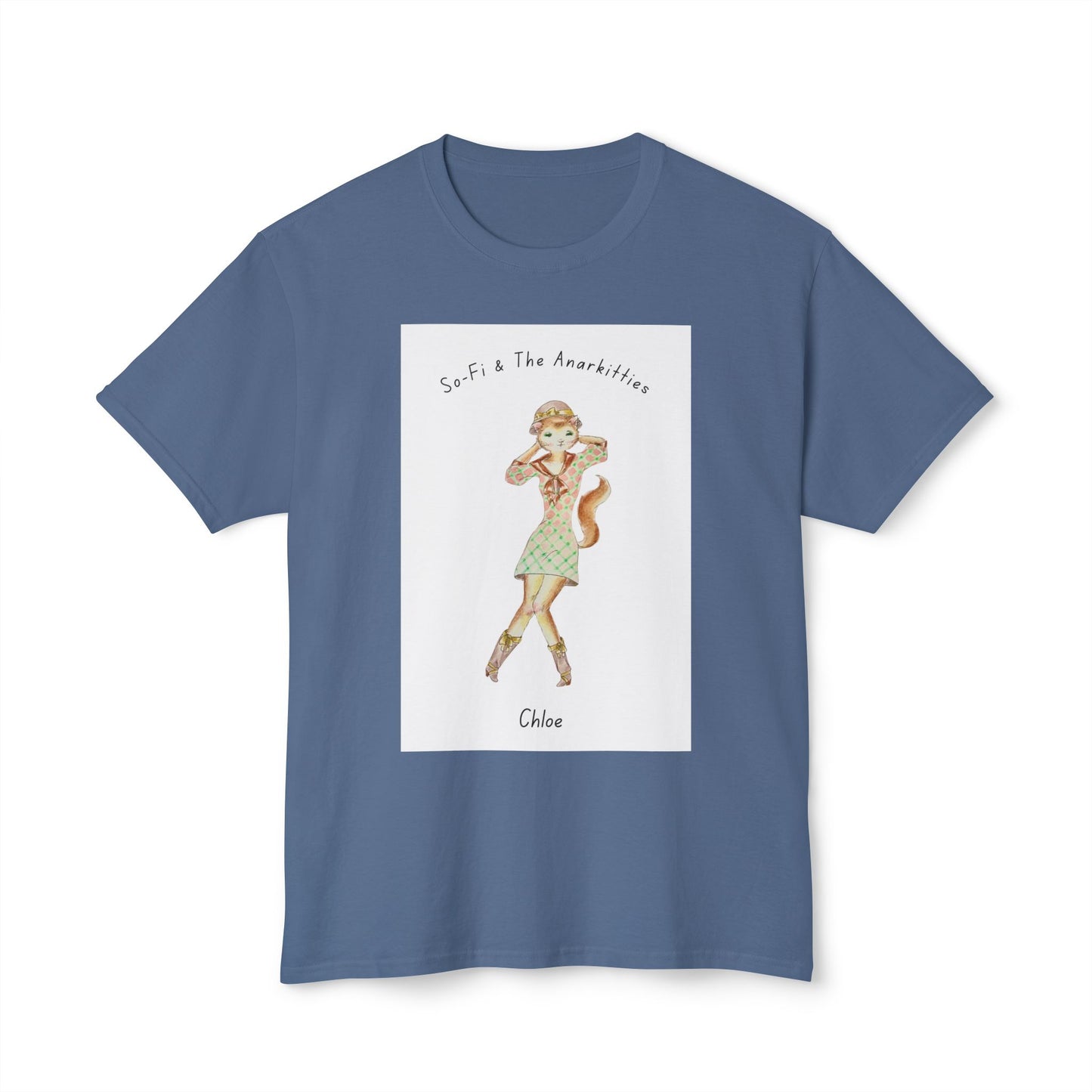 Chloe of So-Fi & The Anarkitties - Cozy Cotton Tee for Everyday and Beyond