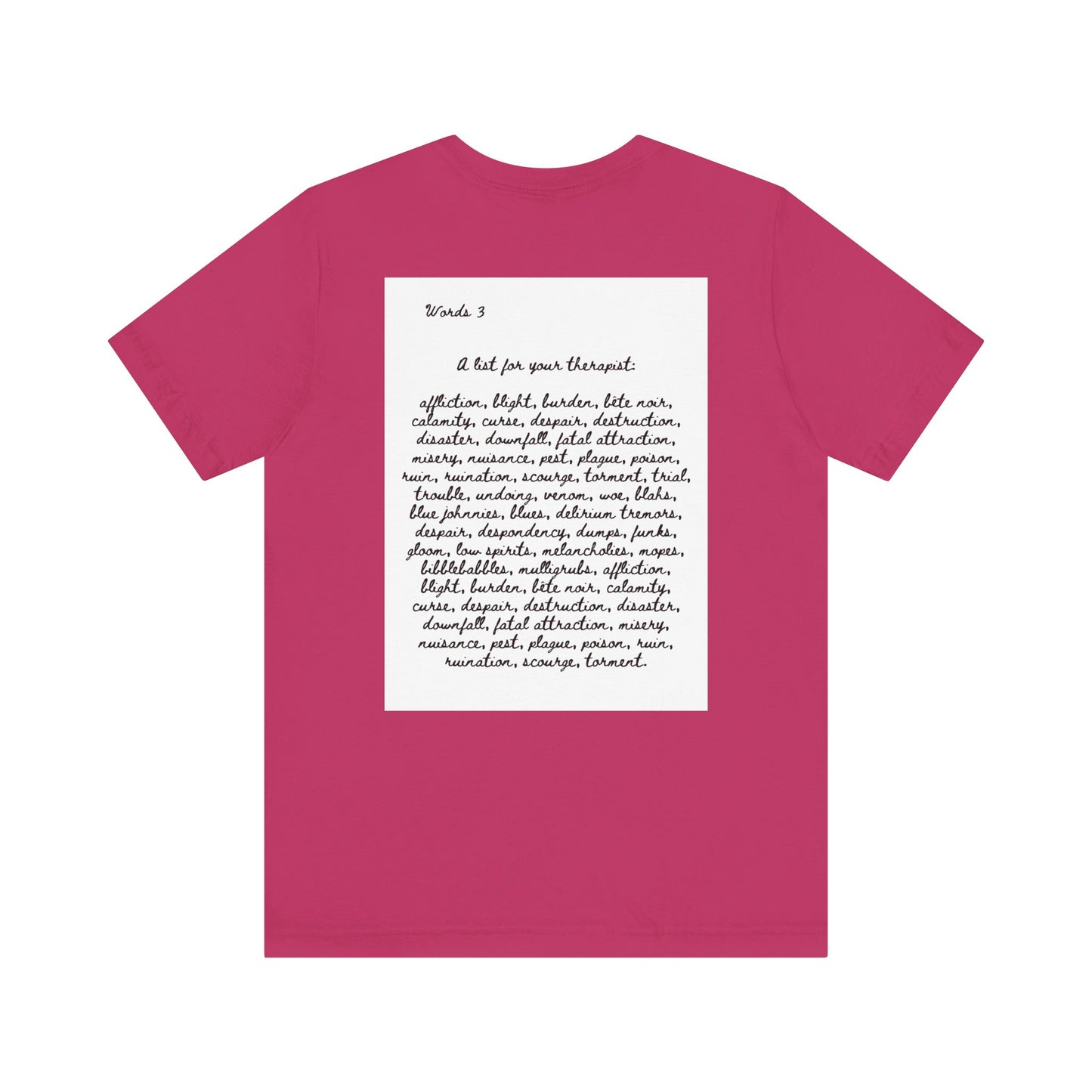 Dark Squiggles & Prose 3 by R. Gallay - Cozy Unisex Heavy Cotton Tee For Days of Ennui