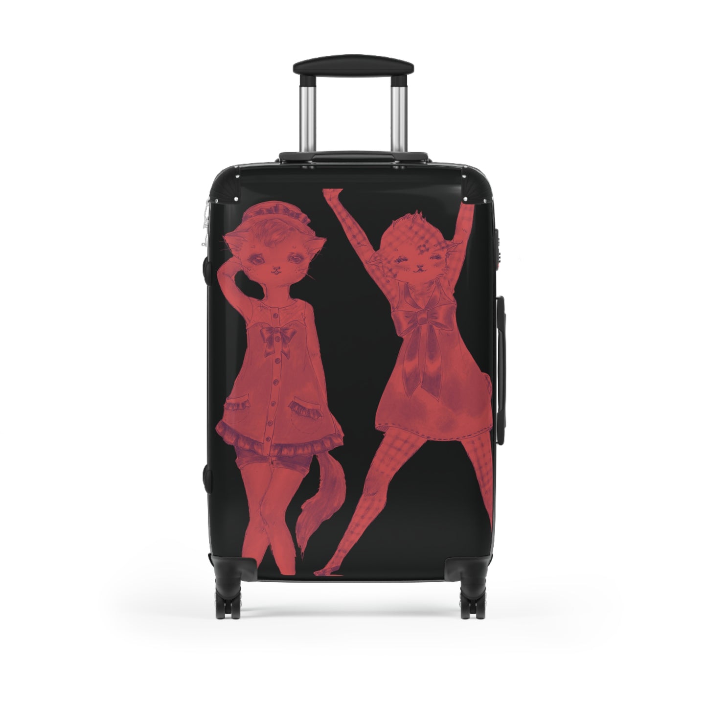 Vermillion Shimmy Kitties - Various Sizes of Suitcases & Luggage for World Travel and Domination.