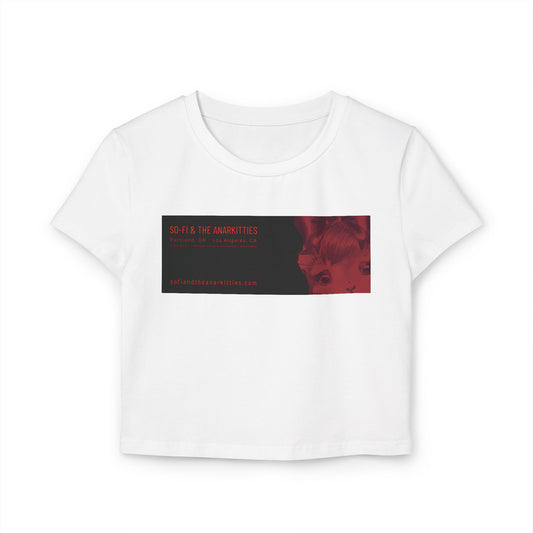 So-Fi & The Anarkitties - Vermillion Branded Women's Baby Tee