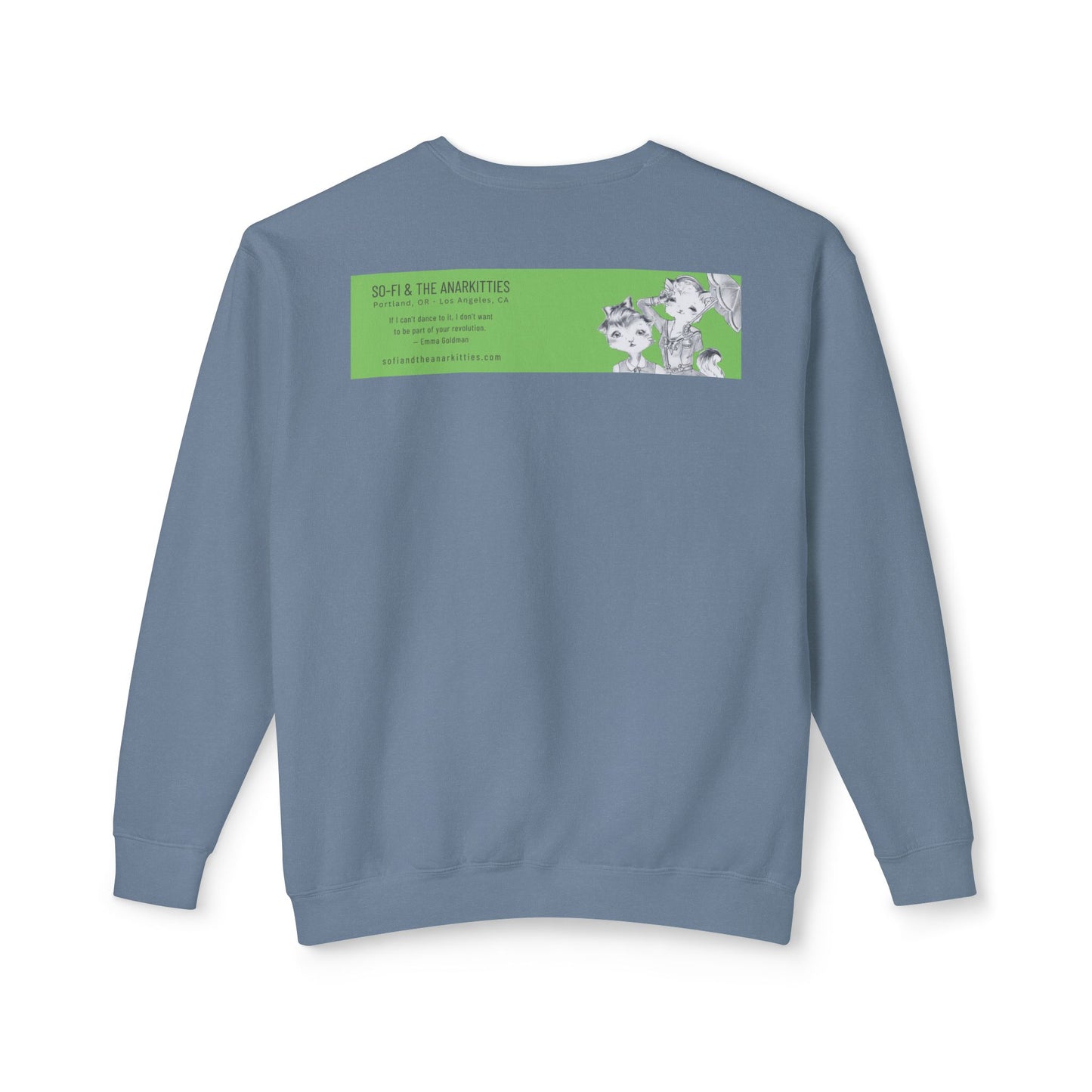 Sunday In The Park With The Anarkitties - Cozy Ring-Spun Sweatshirt For Suffragettes