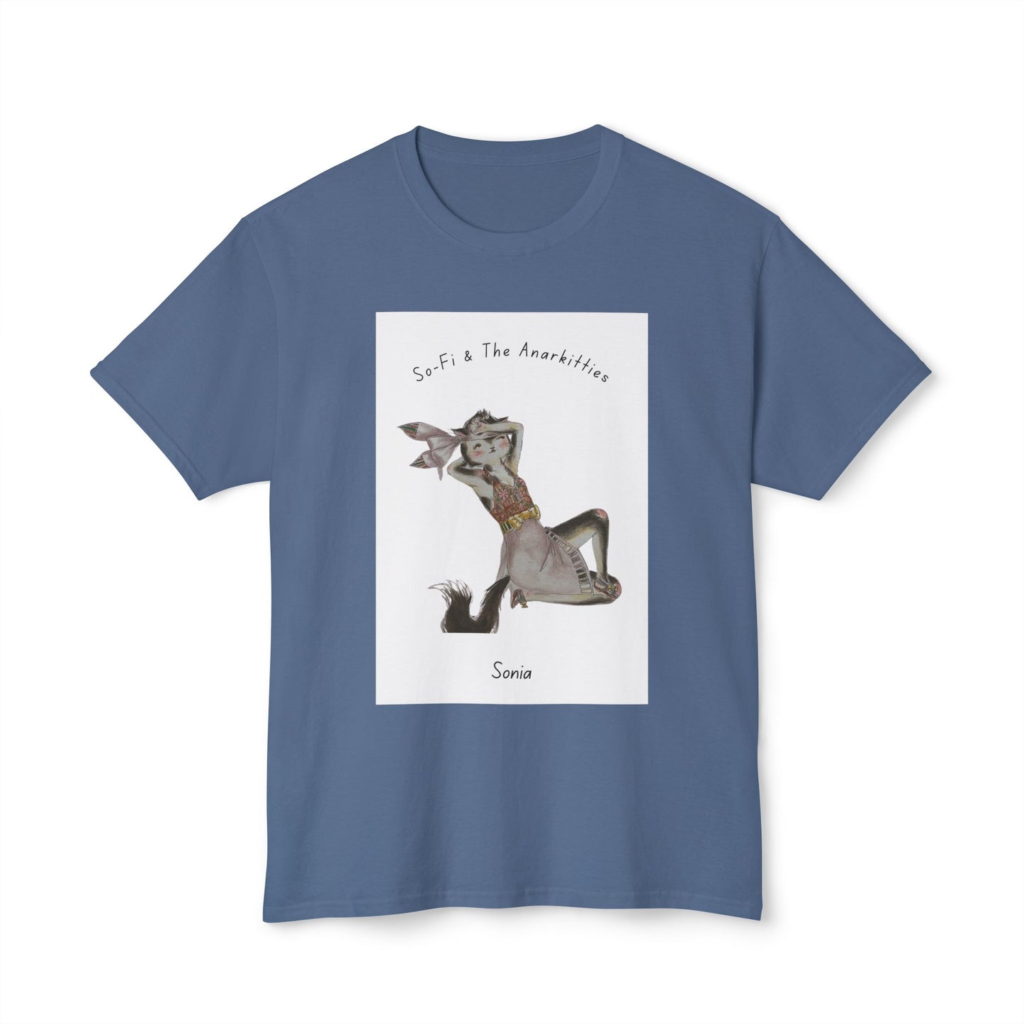 Sonia of So-Fi & The Anarkitties - Cozy Cotton Tee for Everyday and Beyond