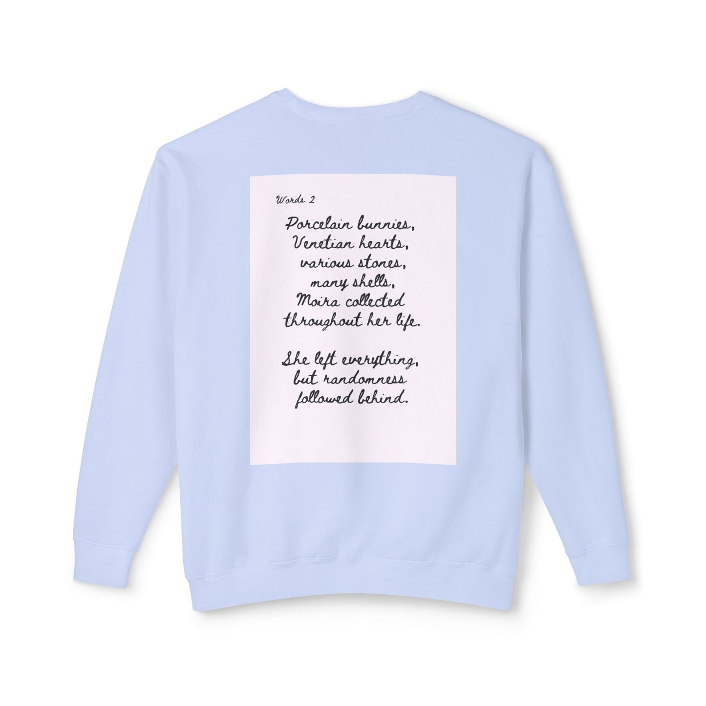 Dark Squiggles & Prose 2 by R. Gallay - Cozy Unisex Crewneck Sweatshirt For Days of Ennui