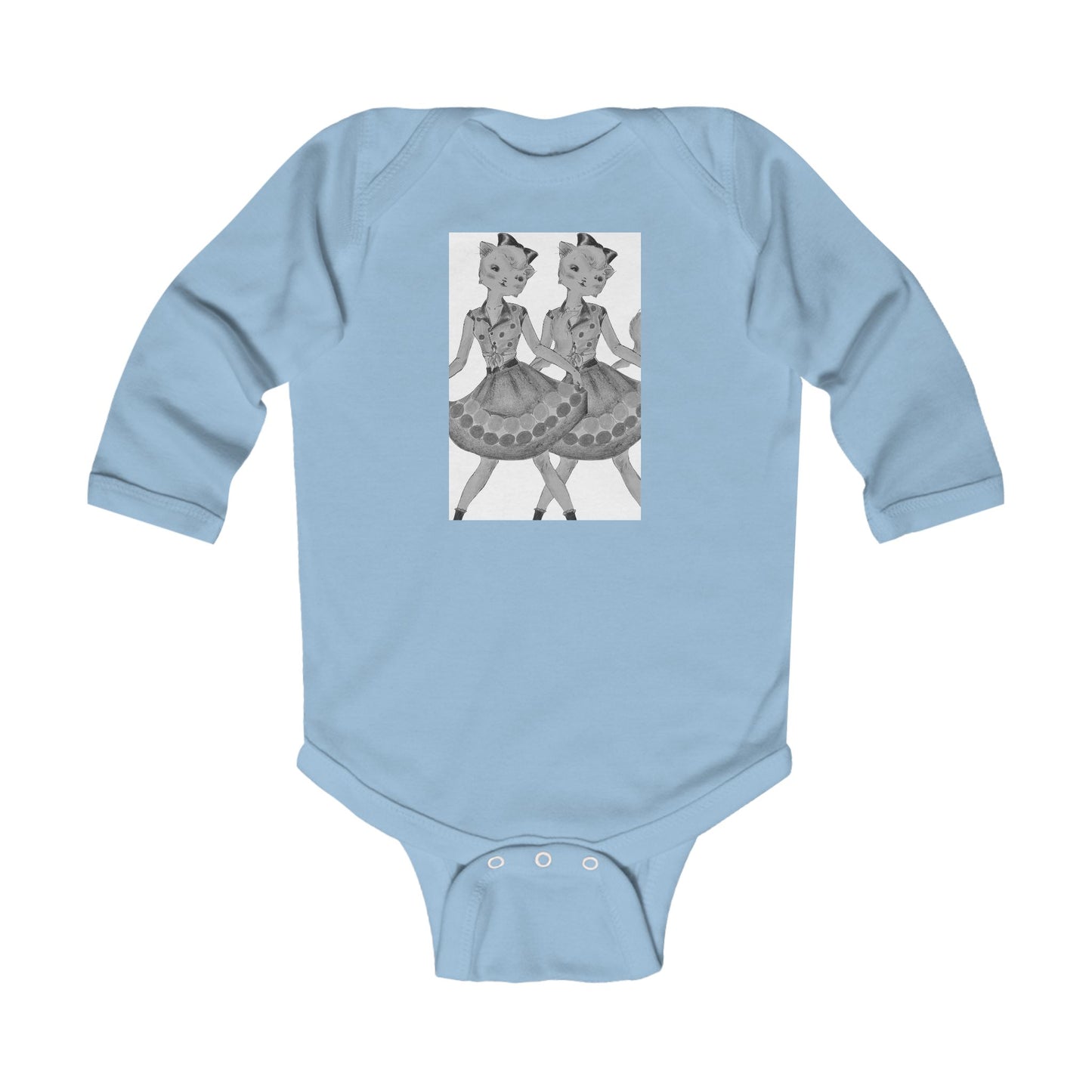 Maddie, Maddie - Dancing Kitties - Softest Cotton Bodysuit for Dancing Babies