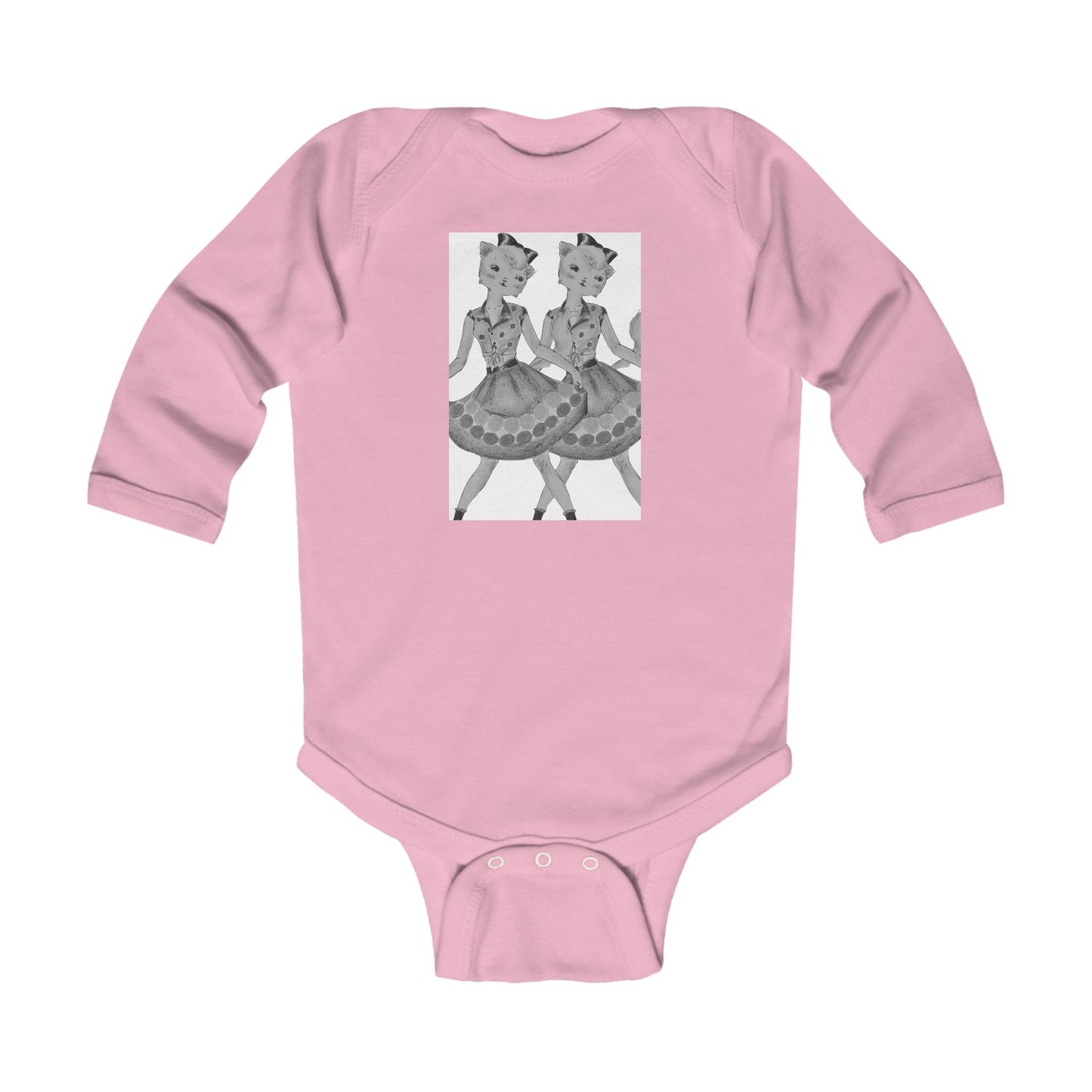 Maddie, Maddie - Dancing Kitties - Softest Cotton Bodysuit for Dancing Babies