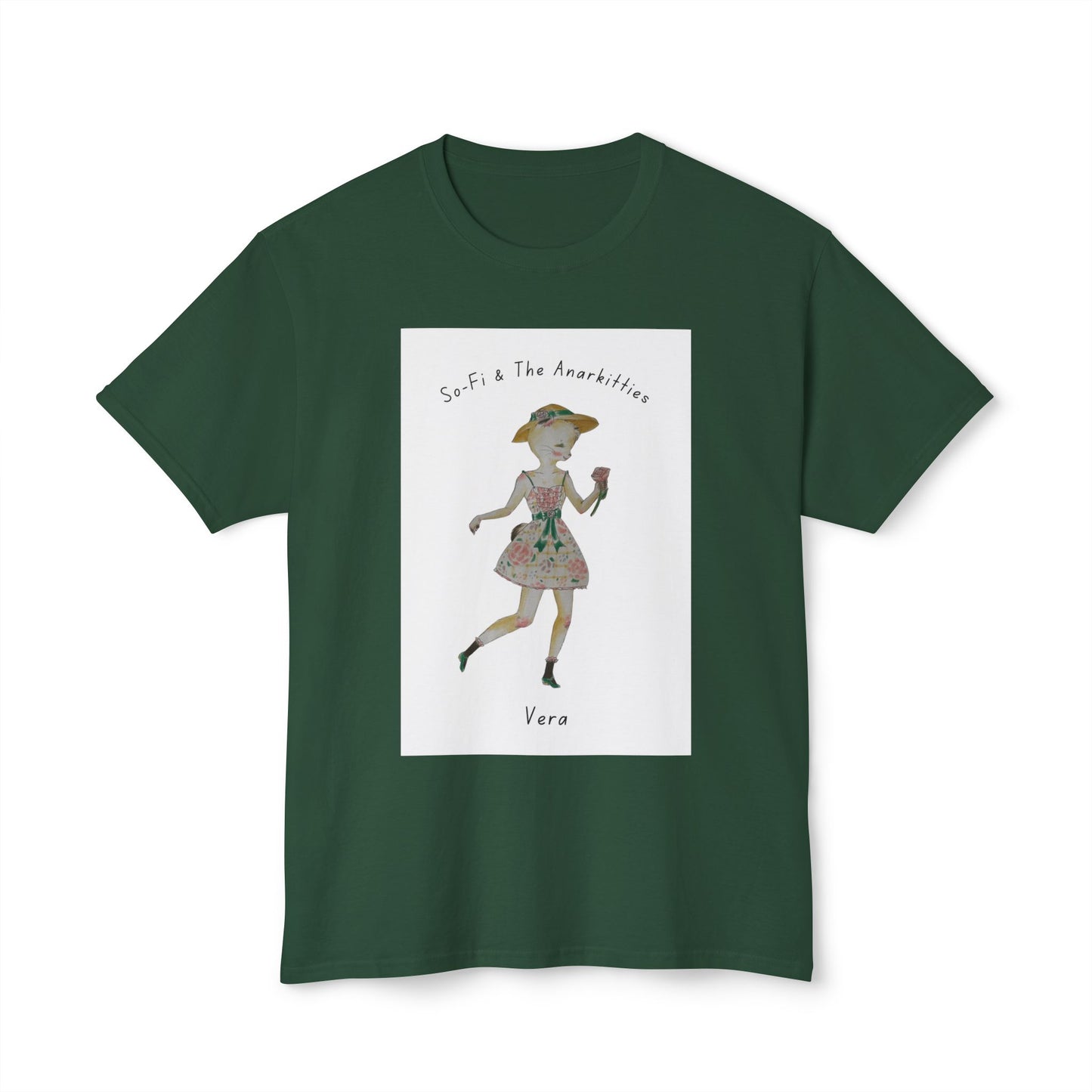 Vera of So-Fi & The Anarkitties - Cozy Cotton Tee for Everyday and Beyond