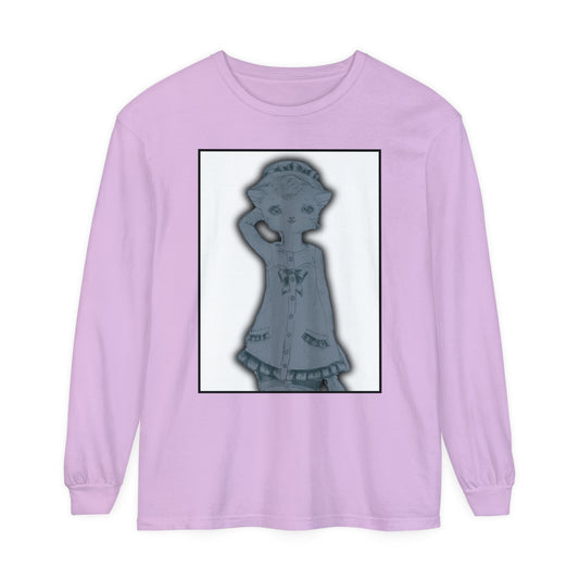 Ghost Cats of Venice - Winter is Upon Us - Cozy Ring-Spun Cotton Jersey Long Sleeve Tee