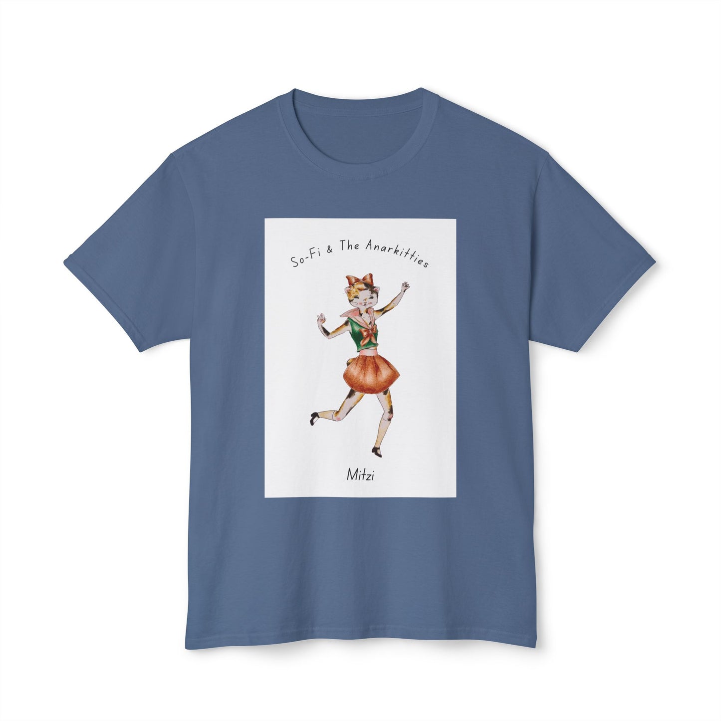 Mitzi of So-Fi & The Anarkitties - Cozy Cotton Tee for Everyday and Beyond