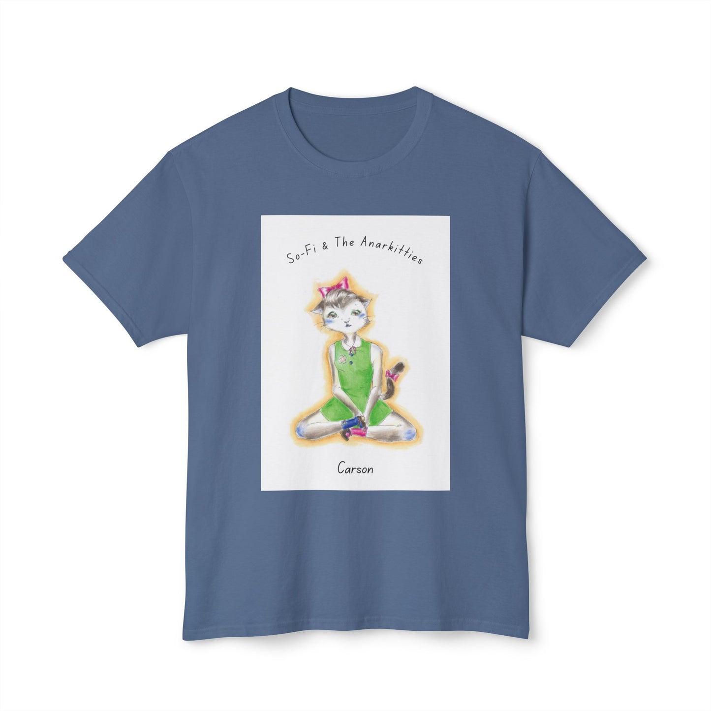 Carson of So-Fi & The Anarkitties - Cozy Cotton Tee for Everyday and Beyond