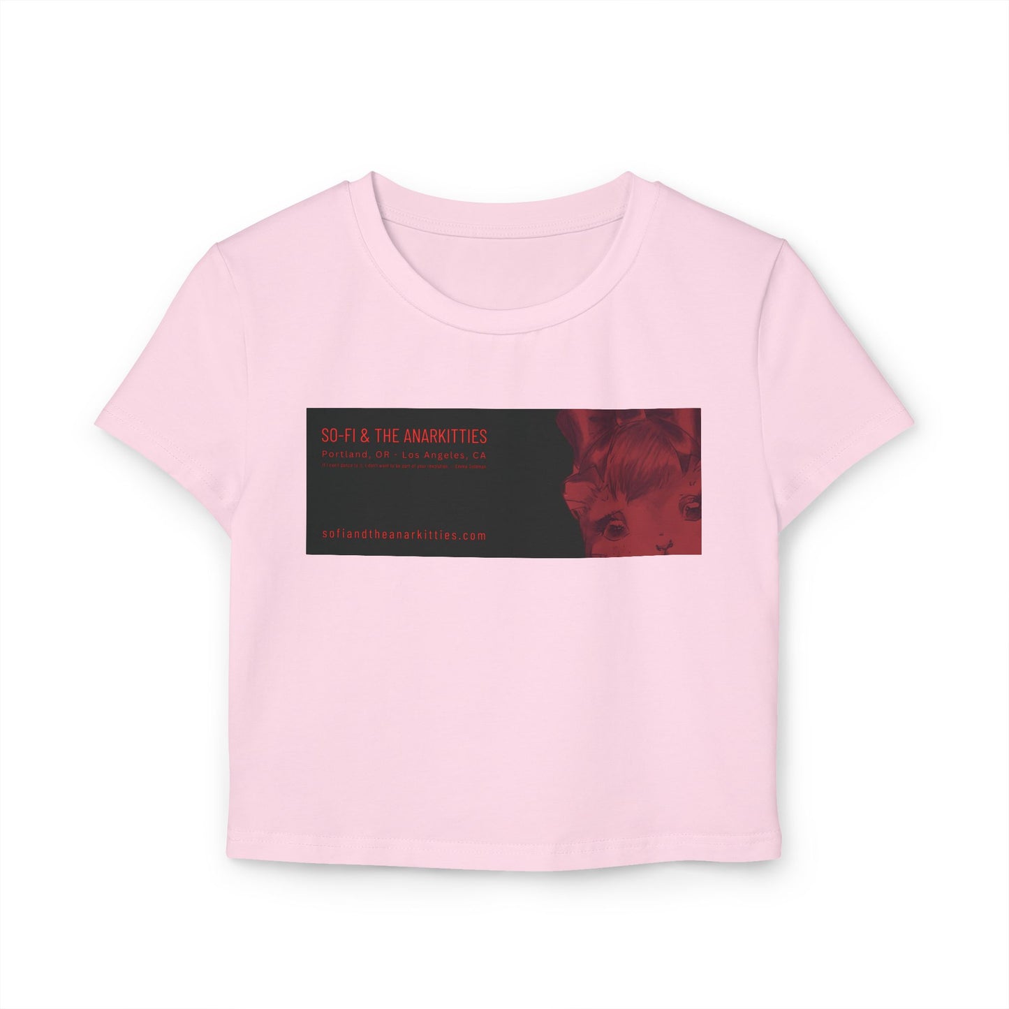 So-Fi & The Anarkitties - Vermillion Branded Women's Baby Tee