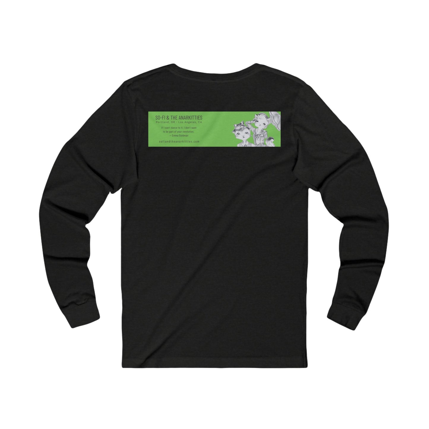 Sunday In The Park With The Anarkitties - Winter is Upon Us - Cozy Ring-Spun Cotton Jersey Long Sleeve Tee