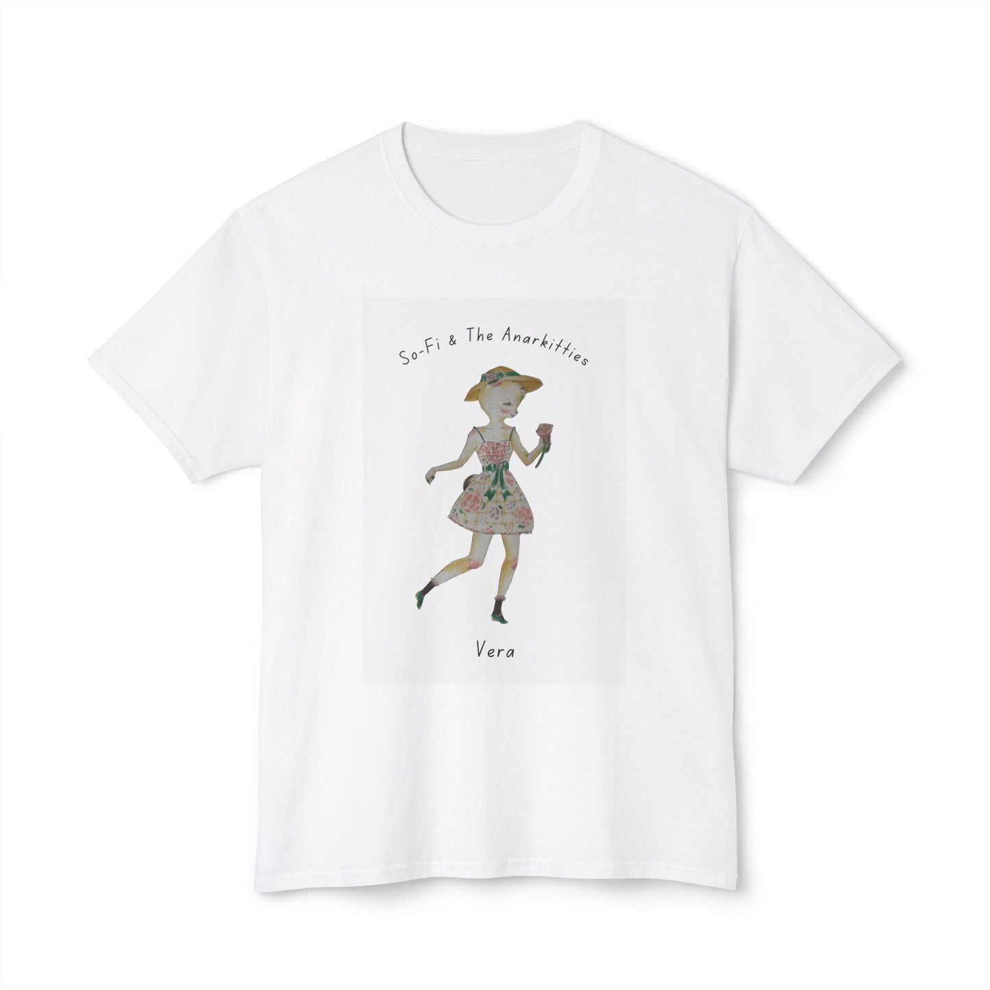 Vera of So-Fi & The Anarkitties - Cozy Cotton Tee for Everyday and Beyond