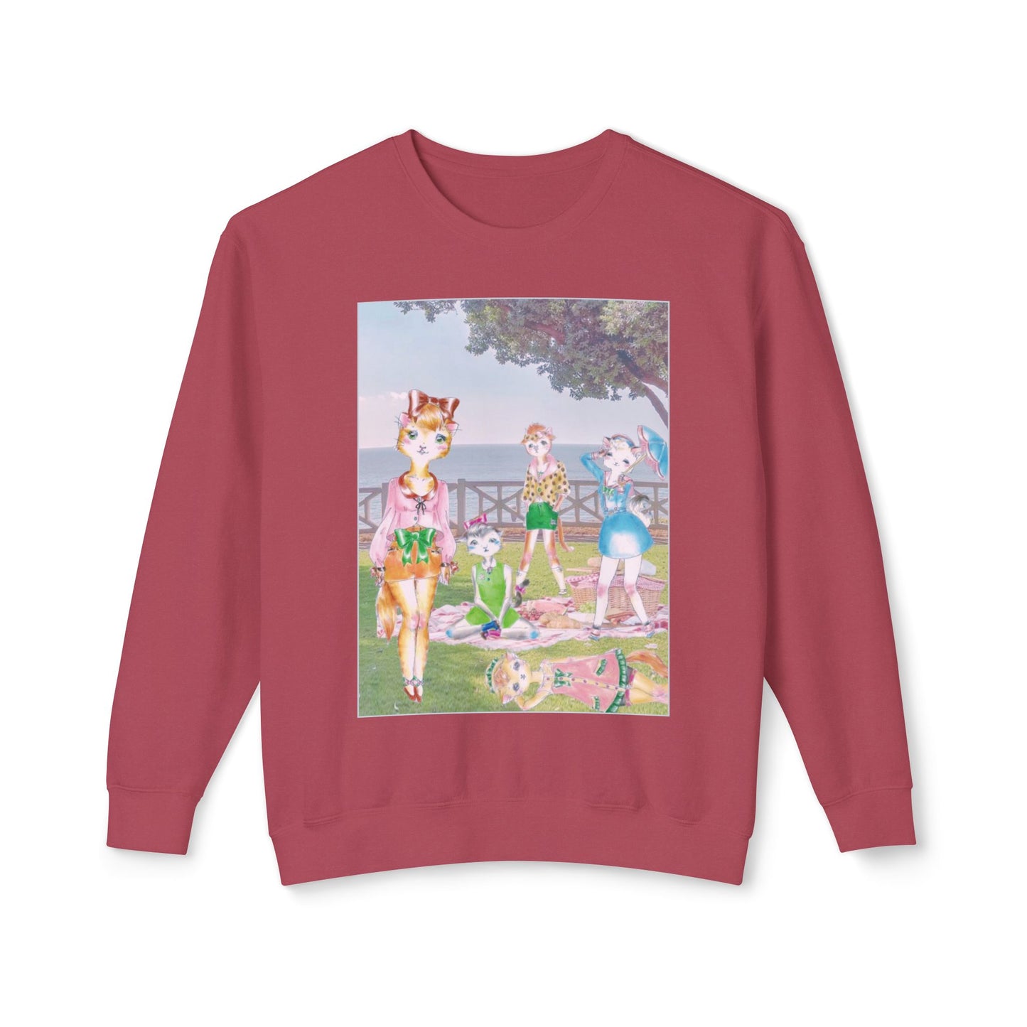 Sunday In The Park With The Anarkitties - Cozy Ring-Spun Sweatshirt For Suffragettes