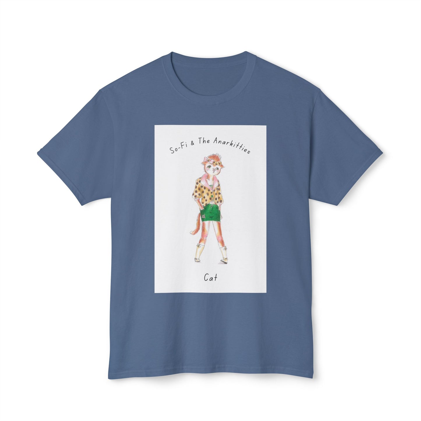 Cat of So-Fi & The Anarkitties - Cozy Cotton Tee for Everyday and Beyond