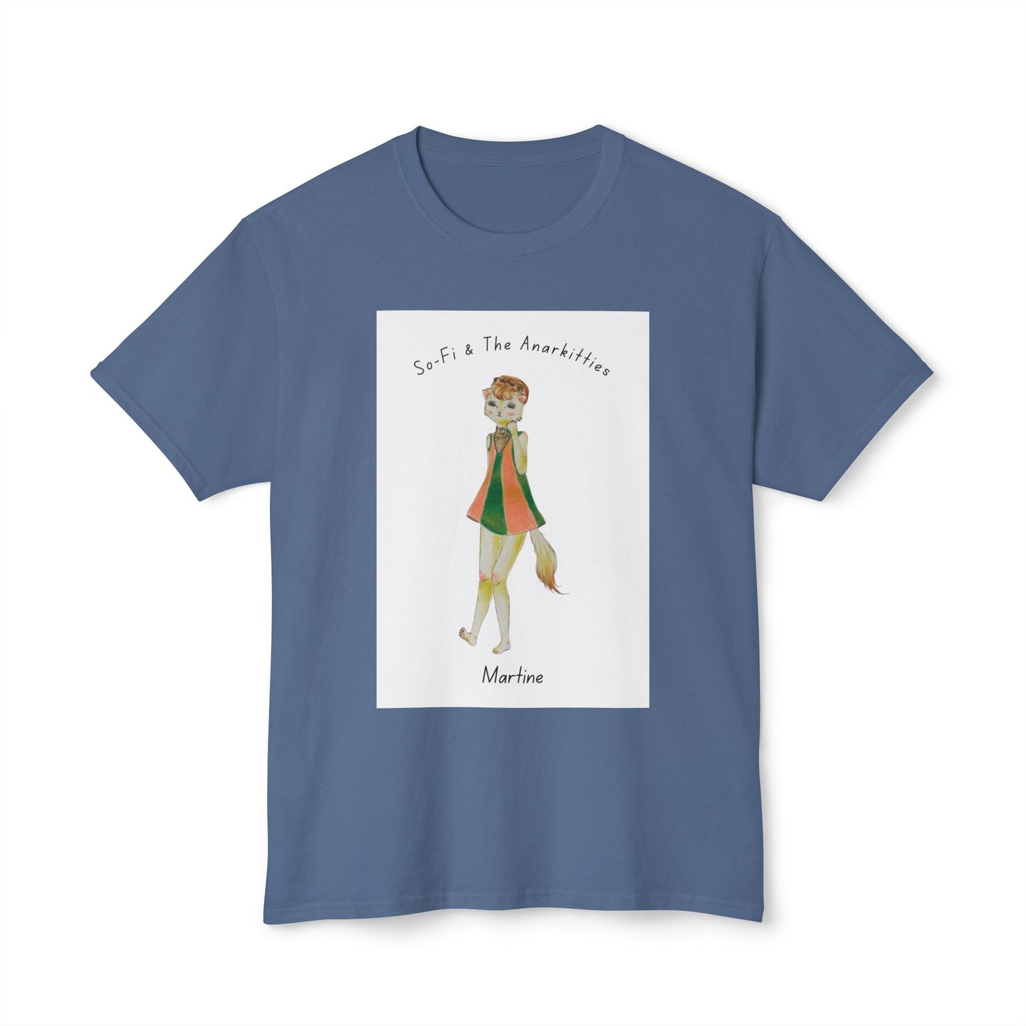 Martine of So-Fi & The Anarkitties - Cozy Cotton Tee for Everyday and Beyond