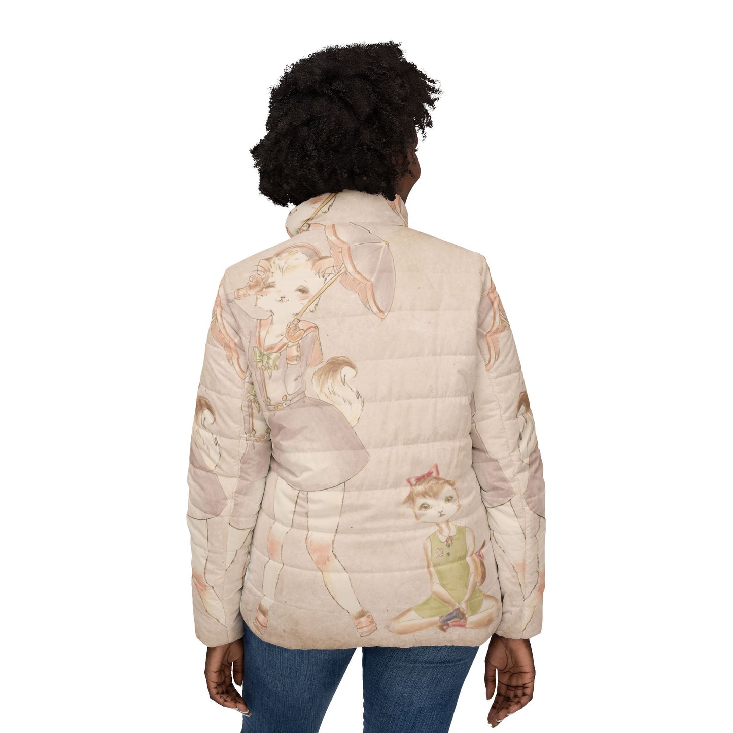 Ode to Carson McCullers - Keepin' It Real Women’s Puffer Jacket