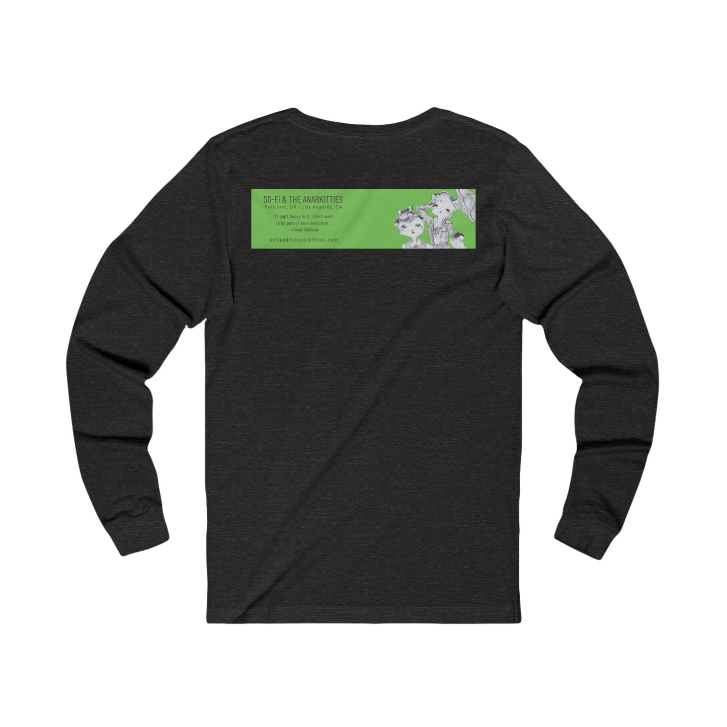 Sunday In The Park With The Anarkitties - Winter is Upon Us - Cozy Ring-Spun Cotton Jersey Long Sleeve Tee