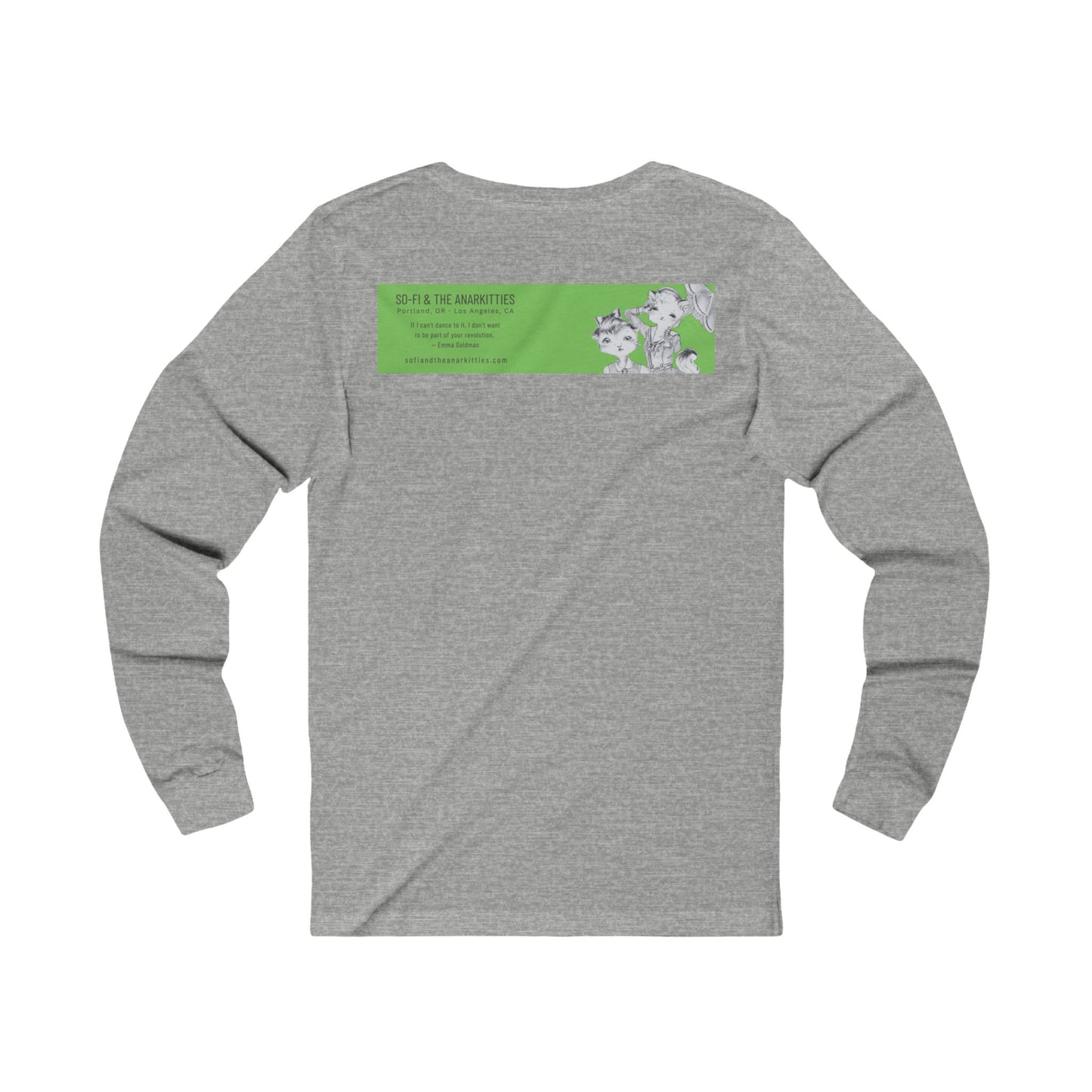 Sunday In The Park With The Anarkitties - Winter is Upon Us - Cozy Ring-Spun Cotton Jersey Long Sleeve Tee