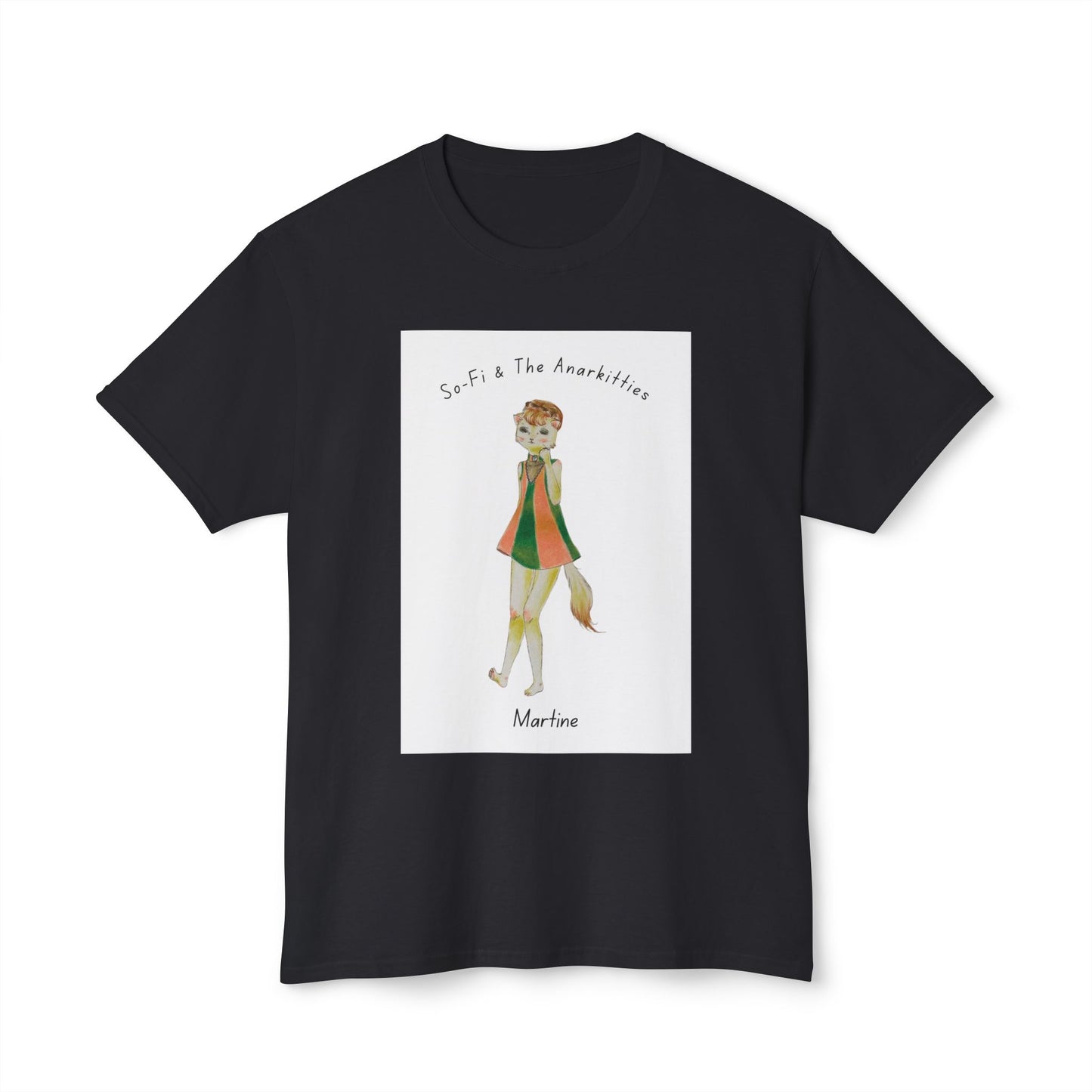 Martine of So-Fi & The Anarkitties - Cozy Cotton Tee for Everyday and Beyond