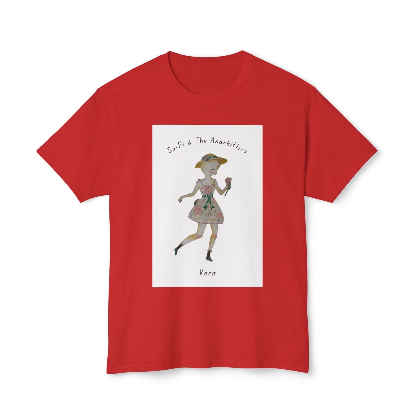 Vera of So-Fi & The Anarkitties - Cozy Cotton Tee for Everyday and Beyond