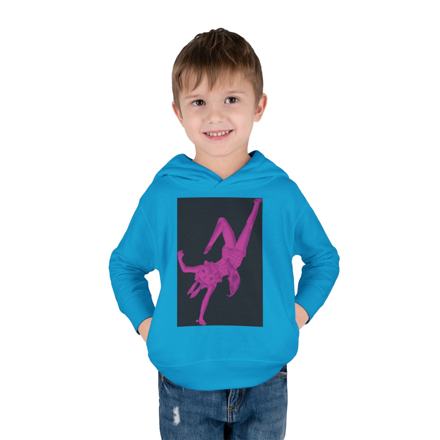 Coco - Dancing Kitties -Cozy Pullover Fleece Hoodie for Curious Kids