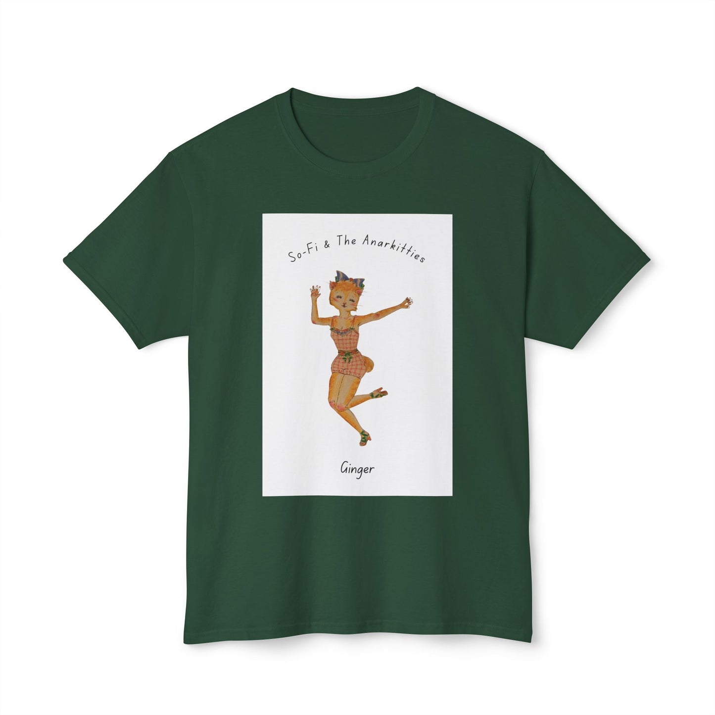 Ginger of So-Fi & The Anarkitties - Cozy Cotton Tee for Everyday and Beyond