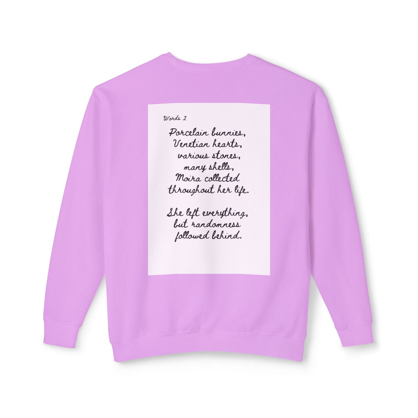 Dark Squiggles & Prose 2 by R. Gallay - Cozy Unisex Crewneck Sweatshirt For Days of Ennui