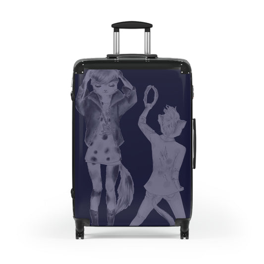 Rock On, Goth Girl Kitties - Various Sizes of Suitcases & Luggage for World Travel and Domination.