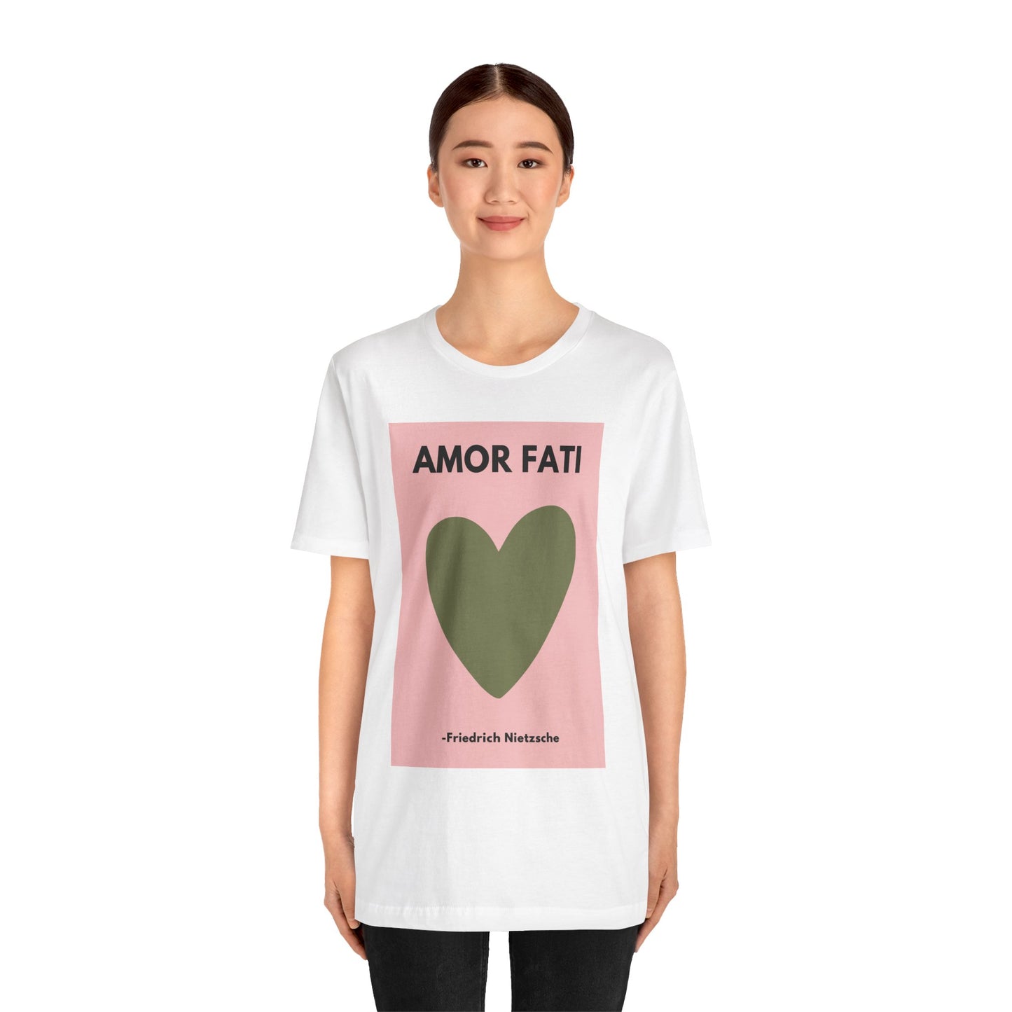 Amor Fati - Amor Fati - Love of Fate- - Slinky Ring-Spun Unisex Jersey Short Sleeve Tee