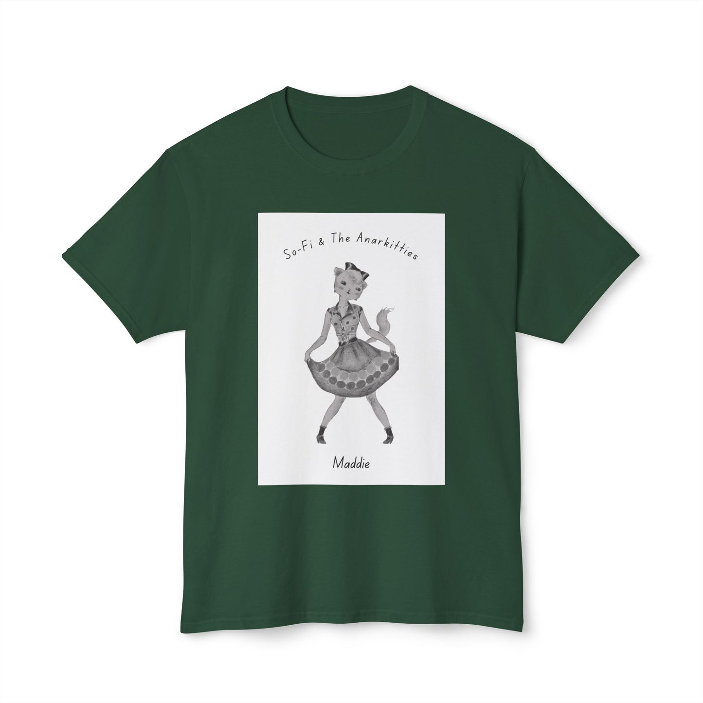 Maddie of So-Fi & The Anarkitties - Cozy Cotton Tee for Everyday and Beyond