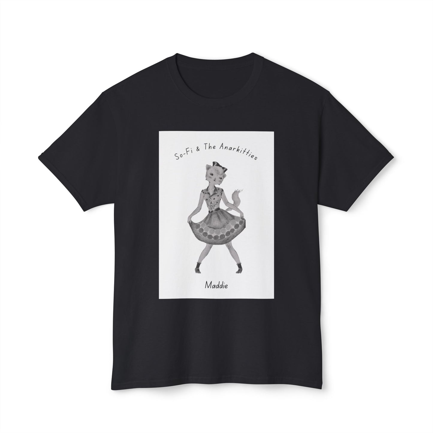 Maddie of So-Fi & The Anarkitties - Cozy Cotton Tee for Everyday and Beyond