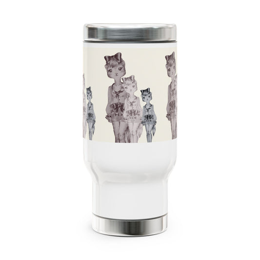 Troika is Judging You - Stainless Steel Traveling Tumbler for Humans with Wanderlust 14oz