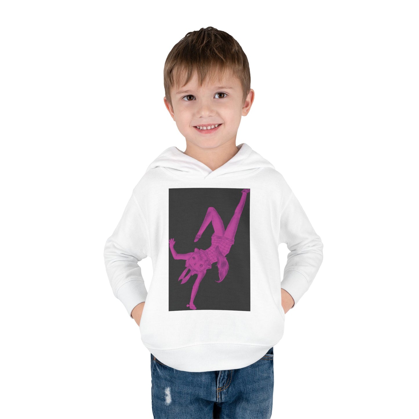 Coco - Dancing Kitties -Cozy Pullover Fleece Hoodie for Curious Kids