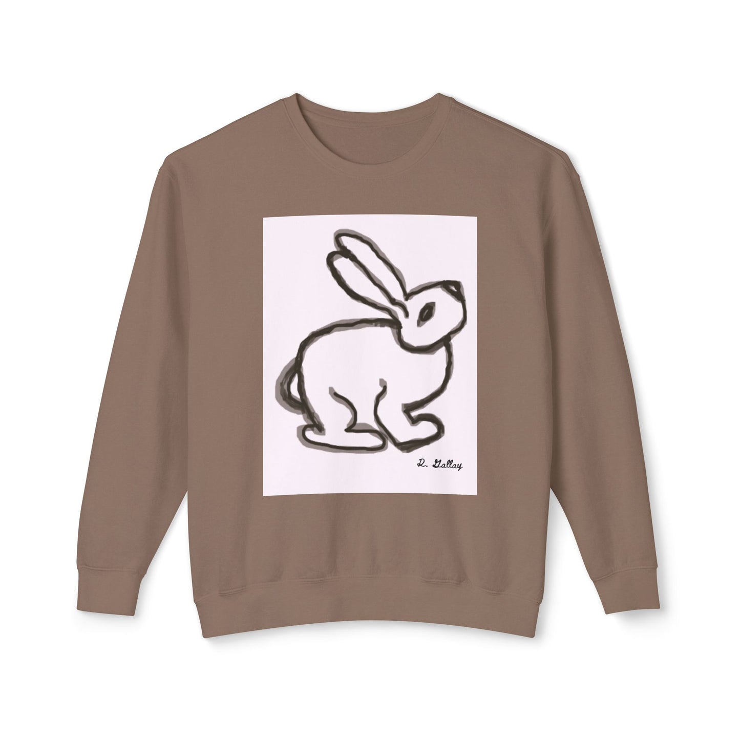 Dark Squiggles & Prose 2 by R. Gallay - Cozy Unisex Crewneck Sweatshirt For Days of Ennui