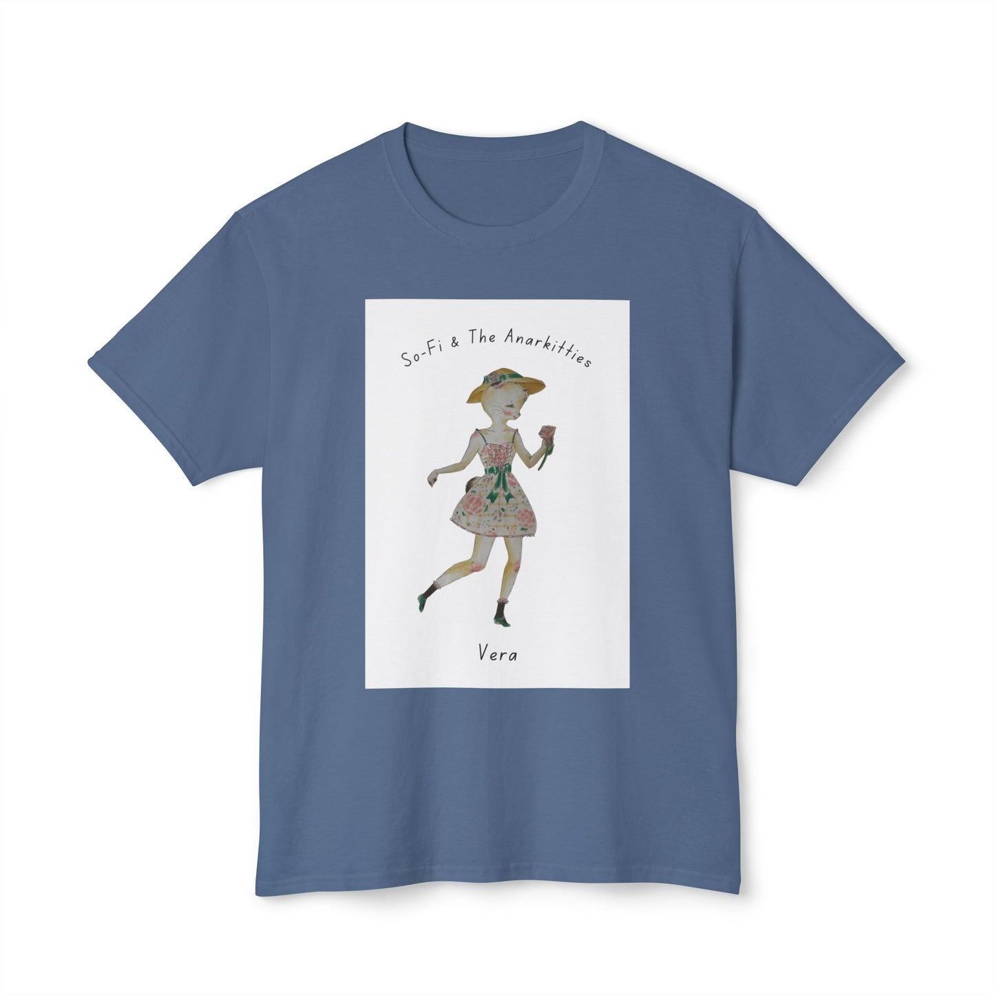 Vera of So-Fi & The Anarkitties - Cozy Cotton Tee for Everyday and Beyond