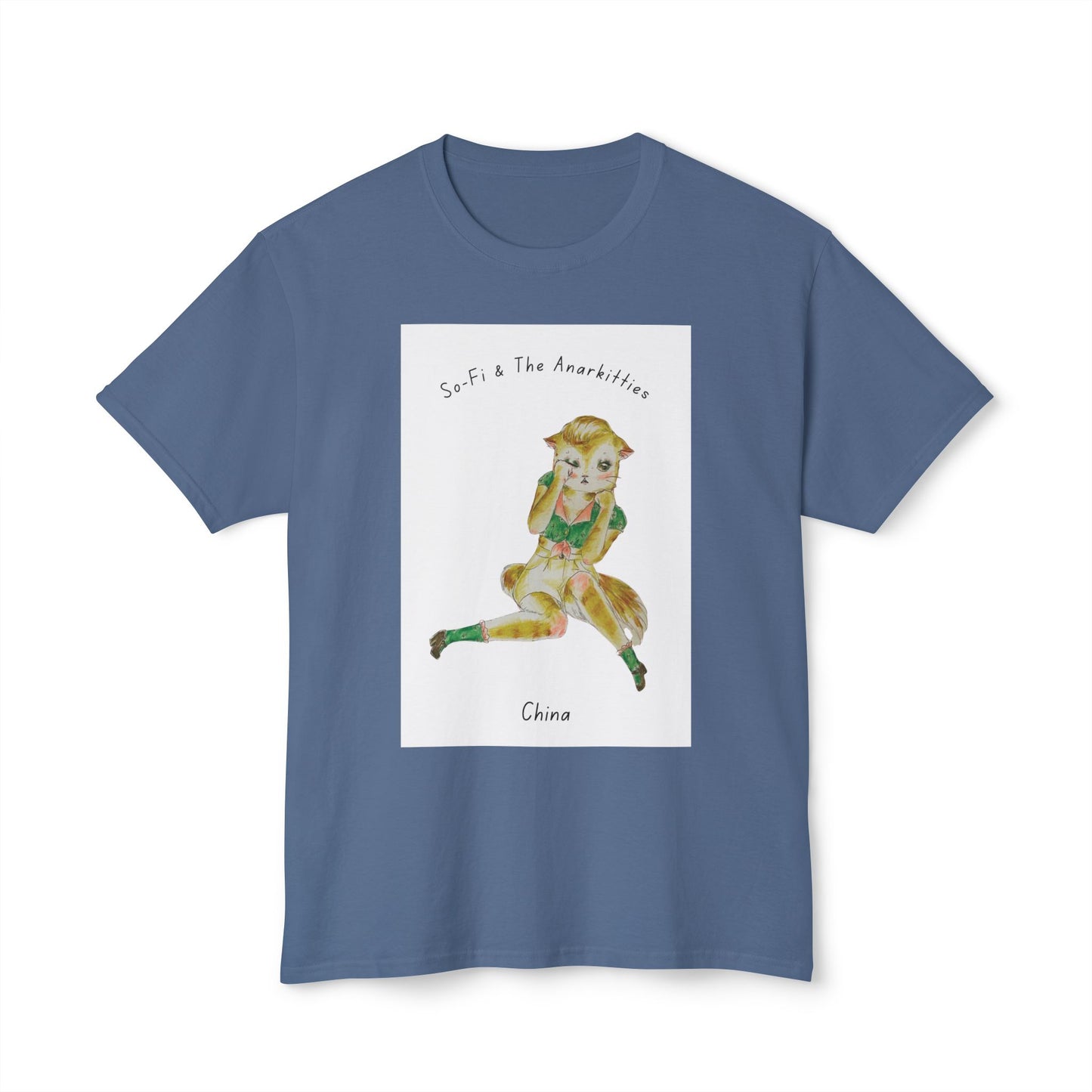 China of So-Fi & The Anarkitties - Cozy Cotton Tee for Everyday and Beyond