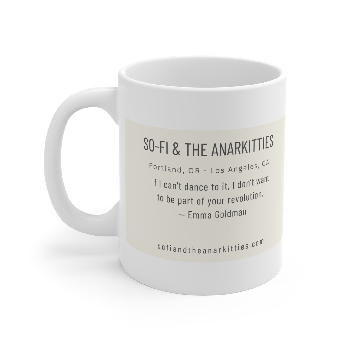 So-Fi & The Anarkitties - Troika Branded Morning Coffee Mug 11oz