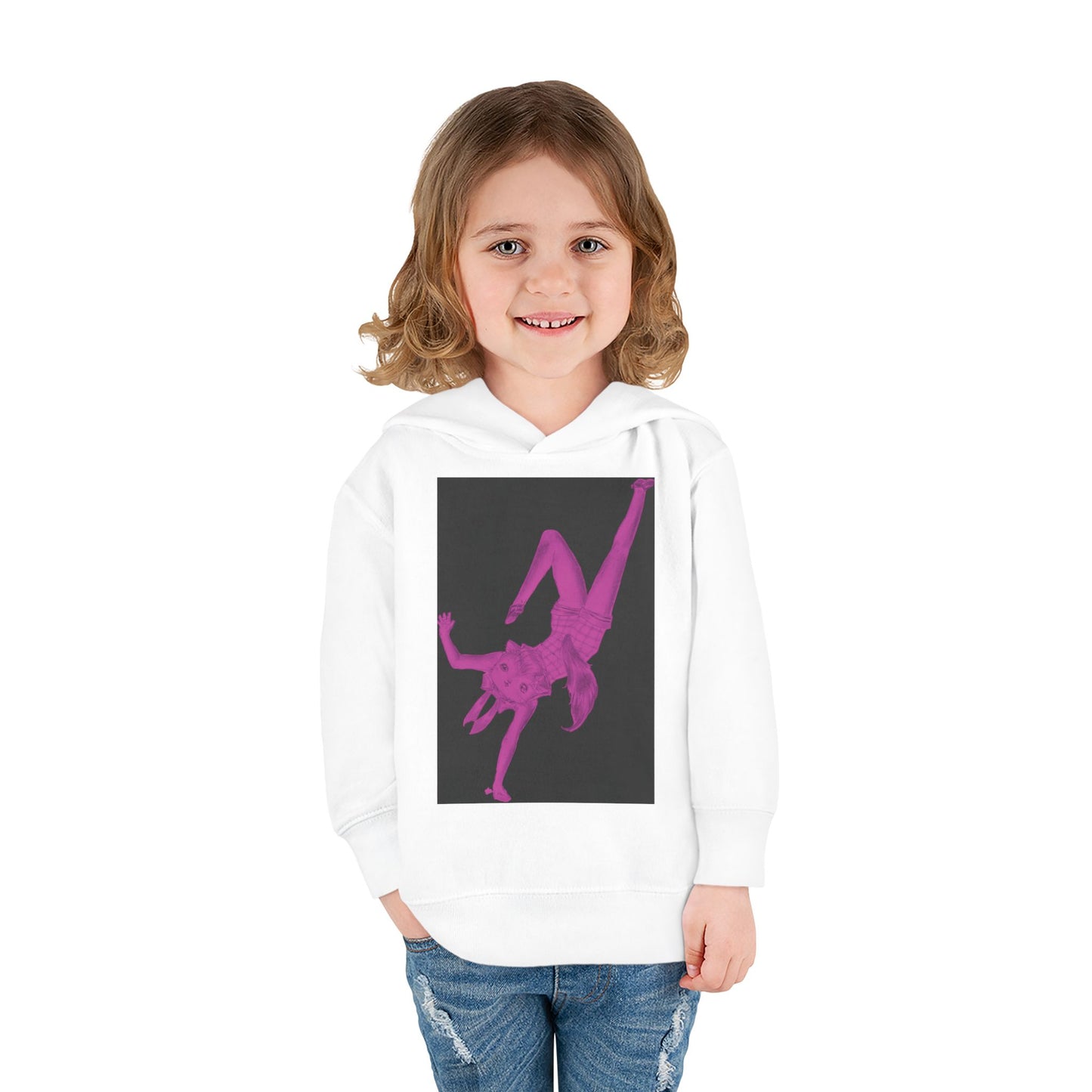 Coco - Dancing Kitties -Cozy Pullover Fleece Hoodie for Curious Kids