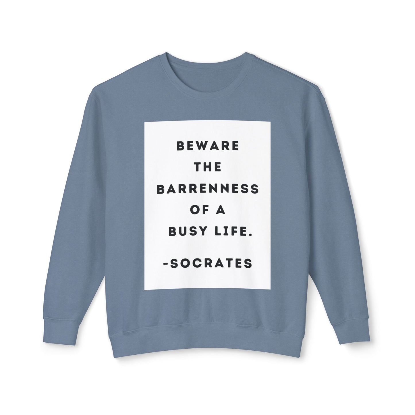 Socrates - Beware - Cozy Ring-Spun Sweatshirt For Suffragettes