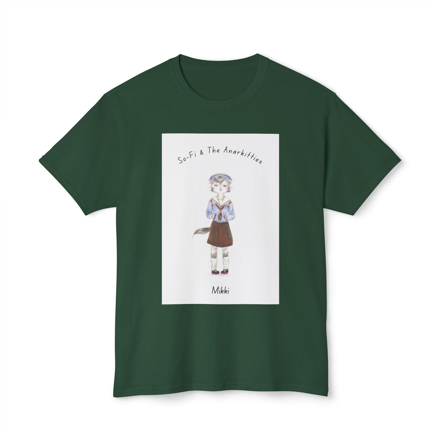 Mikki of So-Fi & The Anarkitties - Cozy Cotton Tee for Everyday and Beyond