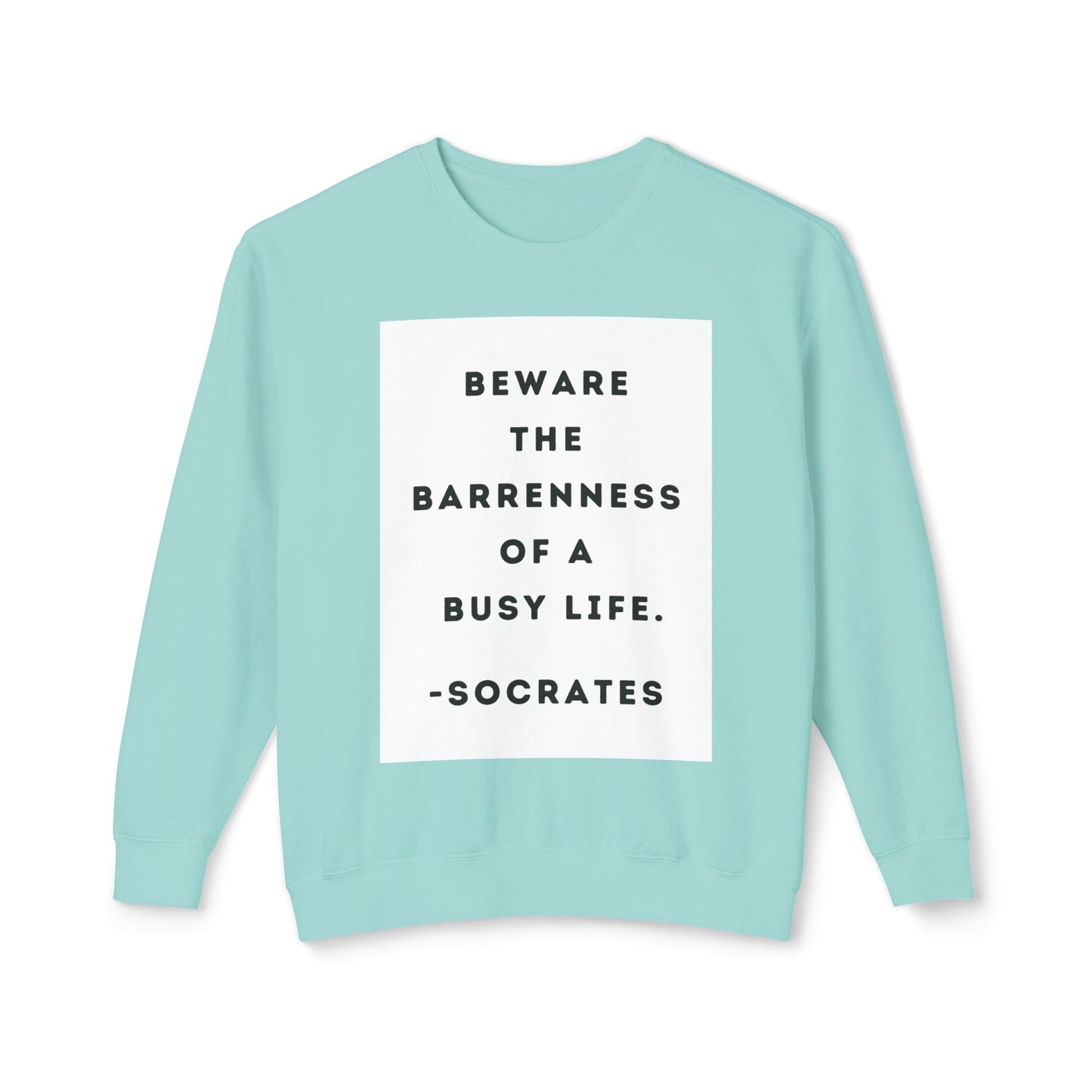 Socrates - Beware - Cozy Ring-Spun Sweatshirt For Suffragettes