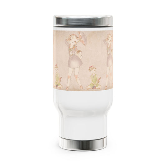 Ode to Carson McCullers - Stainless Steel Traveling Tumbler for Humans with Wanderlust, 14oz