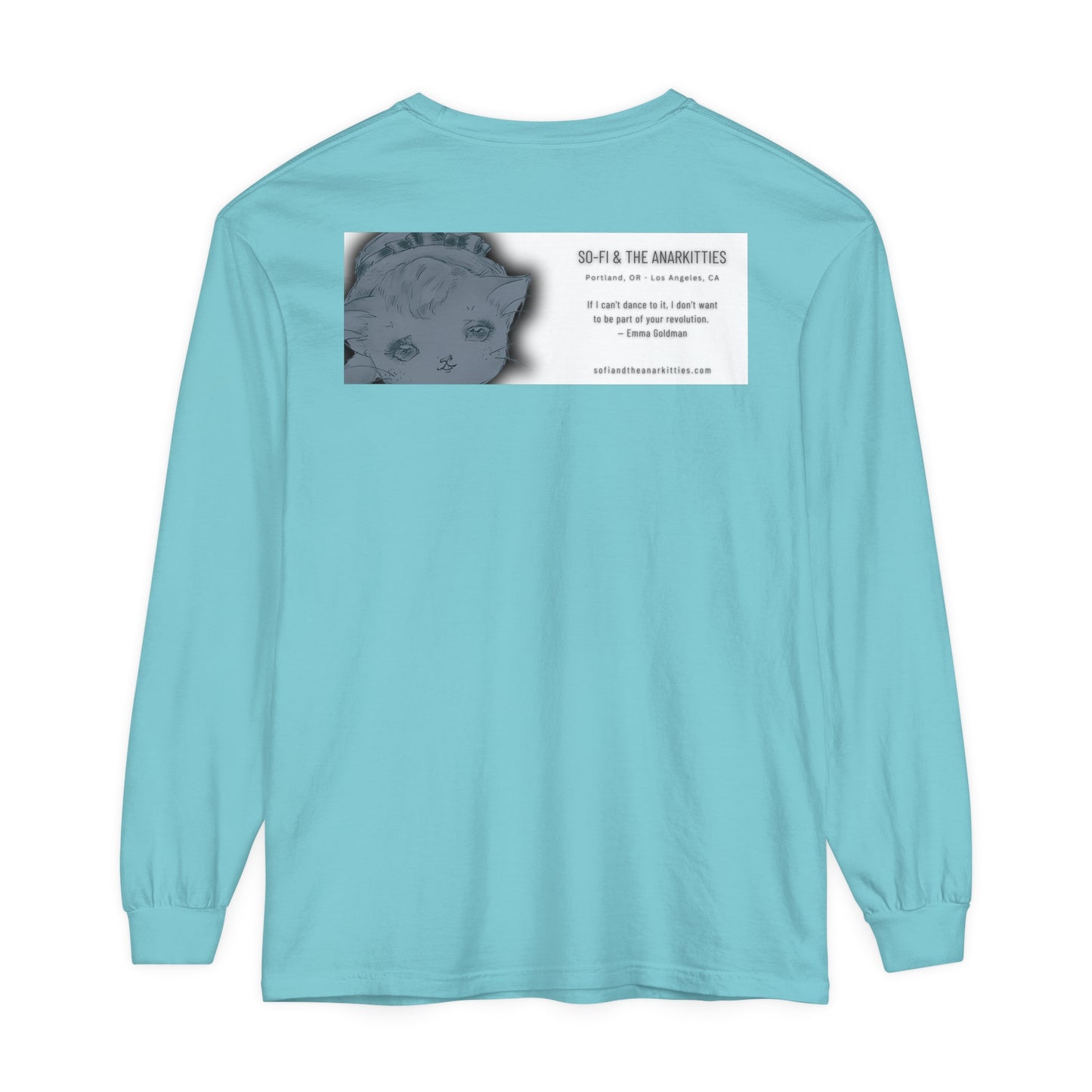 Ghost Cats of Venice - Winter is Upon Us - Cozy Ring-Spun Cotton Jersey Long Sleeve Tee