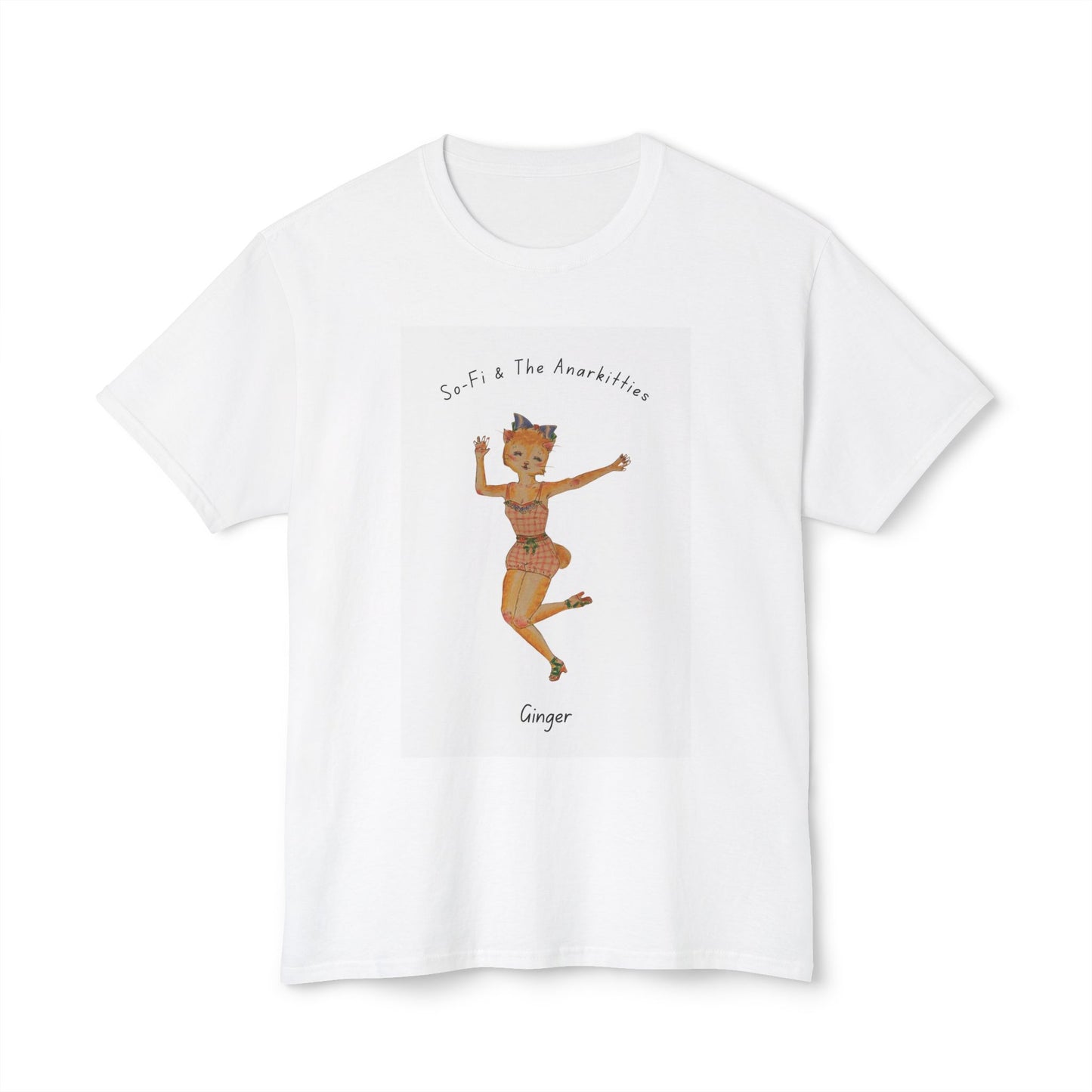 Ginger of So-Fi & The Anarkitties - Cozy Cotton Tee for Everyday and Beyond